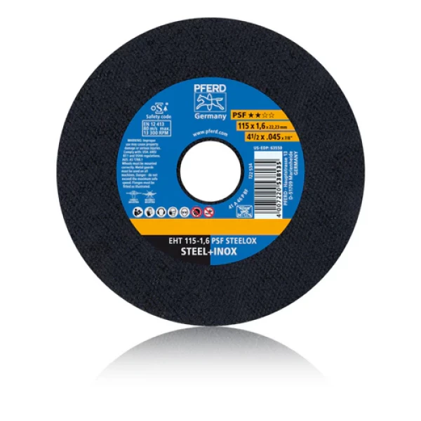 Disco de Corte PFERD EHT 115-1,6 PSF INOX