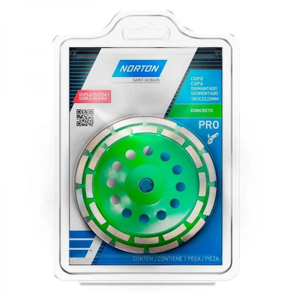 Disco de Desbaste Diamantado Segmentado 180mm Norton