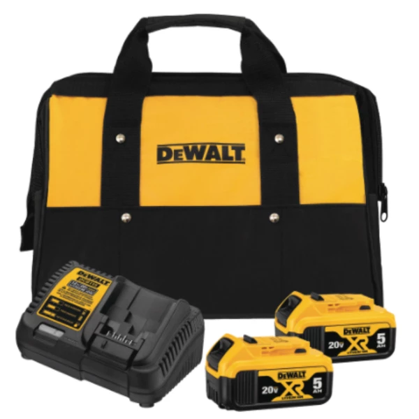 Kit de Baterias e Carregador DeWalt 20V MAX