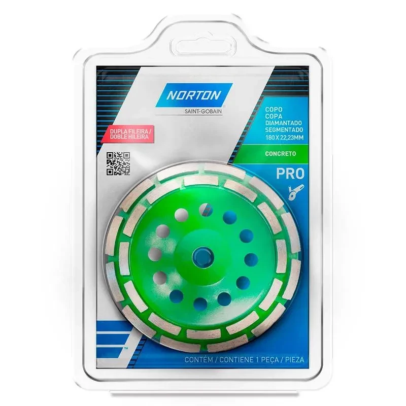 Disco de Desbaste Diamantado Segmentado 180mm Norton