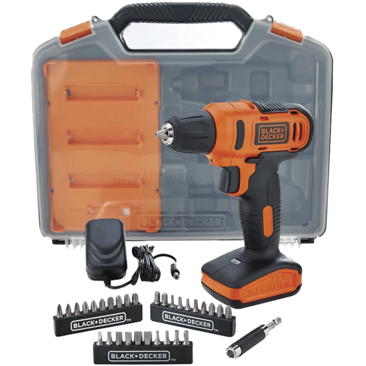 Kit Furadeira/Parafusadeira BlackDecker Maleta 31 Acessórios